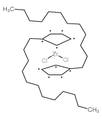 双(十二烷基环戊二烯)二氯化锆结构式
