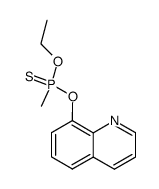 Methyl-phosphonothioic acid O-ethyl ester O-quinolin-8-yl ester结构式