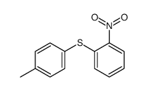 1-(4-methylphenyl)sulfanyl-2-nitrobenzene Structure