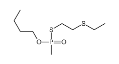 1-[2-ethylsulfanylethylsulfanyl(methyl)phosphoryl]oxybutane结构式
