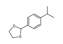 2-(4-isopropylphenyl)-1,3-dithiolane结构式