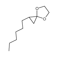 1-hexyl-4,7-dioxa-spiro[2.4]heptane Structure