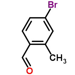 4-溴-2-甲基苯甲醛结构式