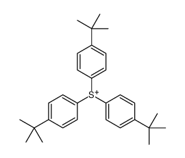 三(4-叔丁基苯基)锍全氟-1-丁烷磺酸结构式