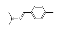 p-tolualdehyde dimethylhydrazone Structure