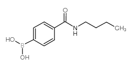 4-(正丁基氨甲酰基)苯硼酸结构式