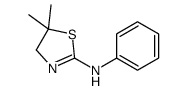 5,5-dimethyl-N-phenyl-4H-1,3-thiazol-2-amine Structure