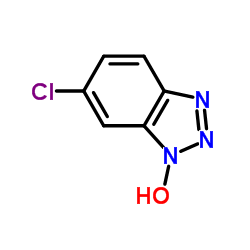 6-氯-1-羟基苯并三氮唑结构式