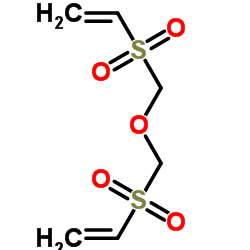 双(乙烯砜甲基)醚结构式