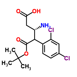 Boc-(S)-3-amino-4-(2,4-dichlorophenyl)butyric acid structure