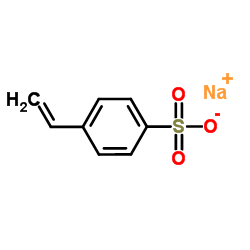 4-styrenesulfonic acid, sodium salt Structure