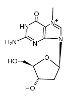 7-methyl-2-deoxyguanosine结构式