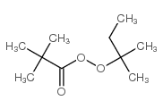 Propaneperoxoic acid,2,2-dimethyl-, 1,1-dimethylpropyl ester Structure