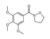 3,4,5-Trimethoxyphenyl(isoxazolidin-2-yl) ketone Structure