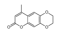9-methyl-2,3-dihydropyrano[2,3-g][1,4]benzodioxin-7-one Structure