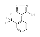 4-[2-(三氟甲基)苯基]-4H-1,2,4-噻唑-3-硫醇结构式