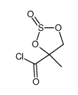 1,3,2-Dioxathiolane-4-carbonyl chloride, 4-methyl-, 2-oxide (9CI) picture