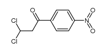 3,3-dichloro-1-(4-nitro-phenyl)-propan-1-one Structure