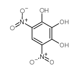 4,6-二硝基邻苯三酚结构式