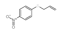 1-nitro-4-prop-2-enylsulfanyl-benzene结构式