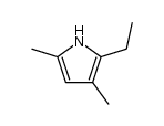 2-Ethyl-3,5-dimethyl-1H-pyrrole Structure