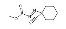 Methyl N-(1-cyanocyclohexyl)-diazoformiat结构式