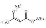methyl acetoacetate sodium salt Structure