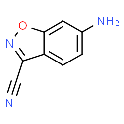 1,2-Benzisoxazole-3-carbonitrile,6-amino-(9CI)结构式