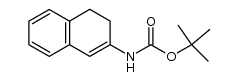tert-butyl N-(3,4-dihydro-2-naphthyl)carbamate结构式
