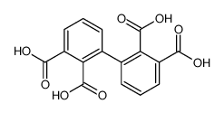 1,1'-biphenyl-2,2',3,3'-tetracarboxylic acid Structure