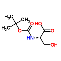 BOC-DL-丝氨酸结构式