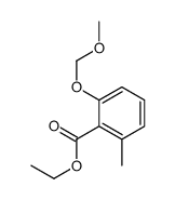 2-(甲氧基甲氧基)-6-甲基苯甲酸乙酯结构式