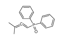 (3-methylbuta-1,2-dien-1-yl)diphenylphosphine oxide结构式
