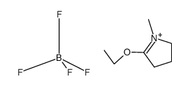 5-ethoxy-1-methyl-3,4-dihydro-2H-pyrrolium, tetrafluoroborate结构式