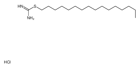 hexadecyl carbamimidothioate,hydrochloride结构式