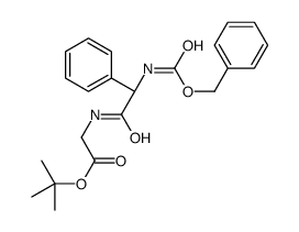 tert-butyl N-((2R)-2-{[(benzyloxy)carbonyl]amino}-2-phenylethanoyl)glycinate Structure