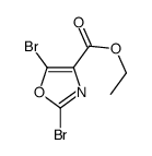 2,5-二溴-4-噁唑羧酸乙酯结构式