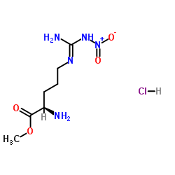 H-D-Arg(NO2)-Ome.HCl structure