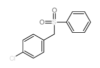 1-(benzenesulfonylmethyl)-4-chloro-benzene结构式
