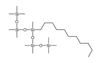 bis[[dimethyl(trimethylsilyloxy)silyl]oxy]-methyl-undecylsilane结构式