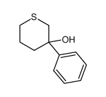 3-phenyltetrahydro-2H-thiopyran-3-ol Structure