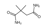 2,2-dimethyl-succinic acid diamide结构式