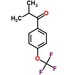 2-methyl-1-(4-trifluoromethoxyphenyl)-1-propanone Structure