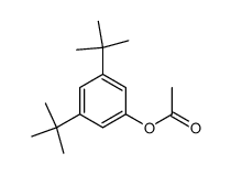 Essigsaeure-(3,5-di-tert.-butyl-phenylester)结构式