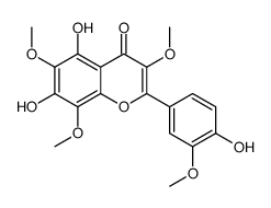 5,7-dihydroxy-2-(4-hydroxy-3-methoxyphenyl)-3,6,8-trimethoxychromen-4-one Structure