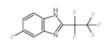 5-fluoro-2-(1,1,2,2,2-pentafluoroethyl)-3H-benzoimidazole结构式