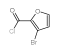 2-Furancarbonyl chloride, 3-bromo- (9CI) structure