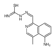4-methyl-5-amino-1-formylisoquinoline thiosemicarbazone结构式