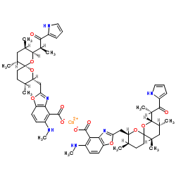 Calcimycin hemicalcium salt structure