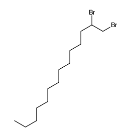 1,2-dibromotetradecane Structure